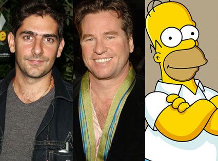Michael Imperioli, Val Kilmer, Homer Simpson Michael Imperioli, Val Kilmer, Homer Simpson